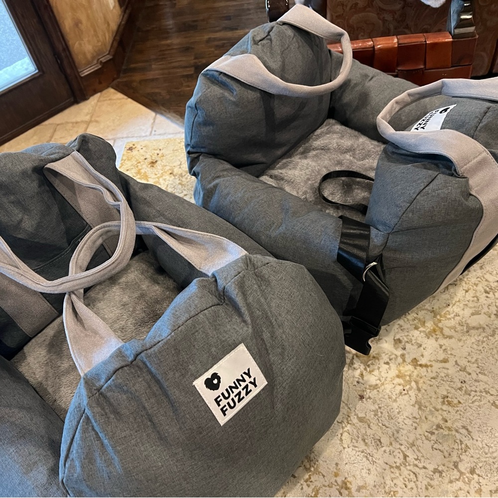 Funny Fuzzy New Dog Car/Petbed